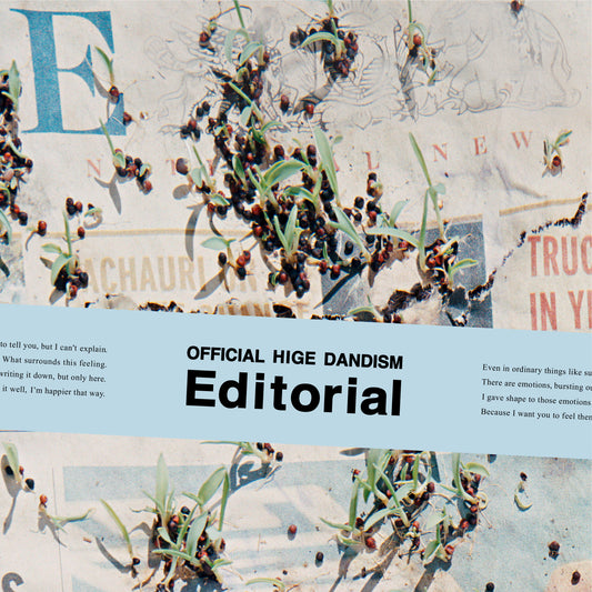 AVAILABLE FOR PRE-ORDER: OFFICIAL HIGE DANDISM "Editorial" (CD＋Blu-ray)